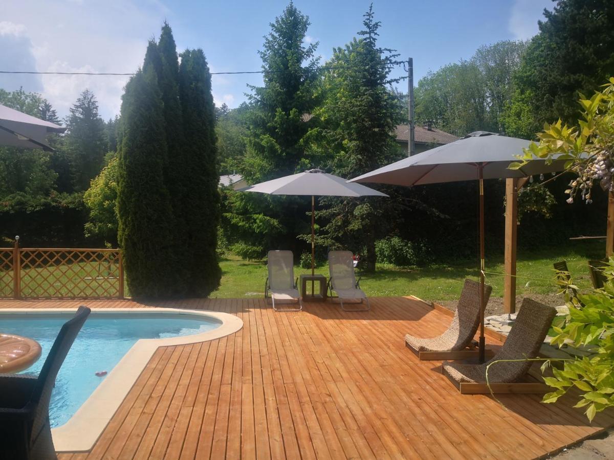 L'Oree Des Bornes-Appartement Avec Piscine Évires Exteriér fotografie